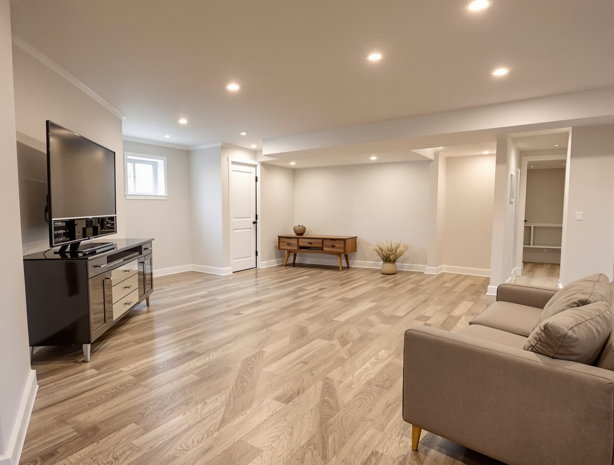 After Basement LVP Conversion in Smithtown